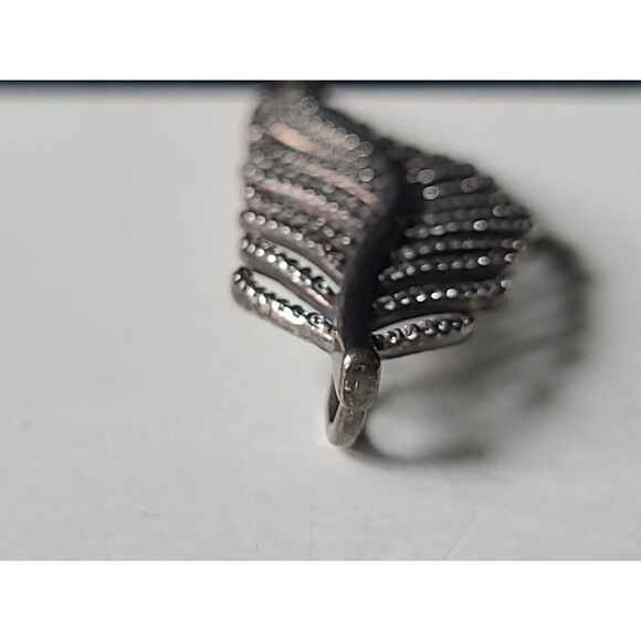 Pandora 925 Sterling Silver CZ Light As A Feather Pendant Vintage - Picture 6 of 10